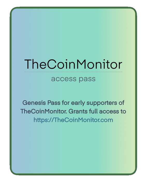 TheCoinMonitor.com Access Pass