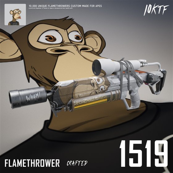 Ape Flamethrower #1519