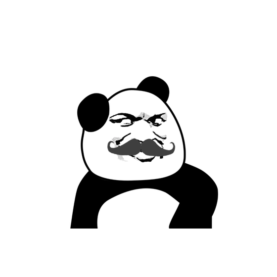 Pandamansticker #1047