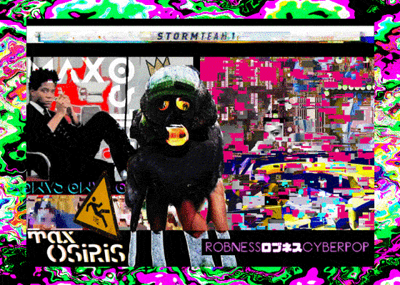 ROBNESS CYBERPOP / MAX OSIRIS (CRYPTO ART 'SPLIT') SHAREWARE ART (SECOND EDITION)