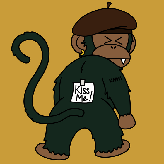 Kiss Me Monkey #4925