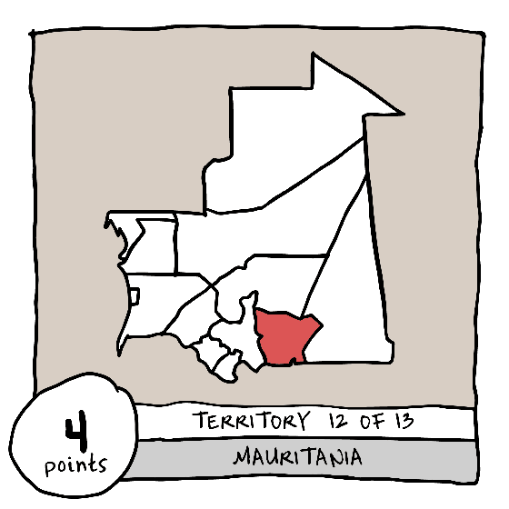 Territory 12/13 - Mauritania (Hodh El Gharbi)