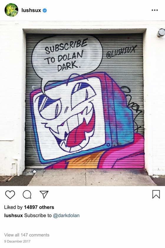 Lushsux #2888 - Mural Dolan Dark