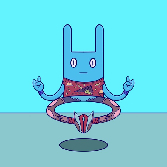 Meditation Rabbit #140