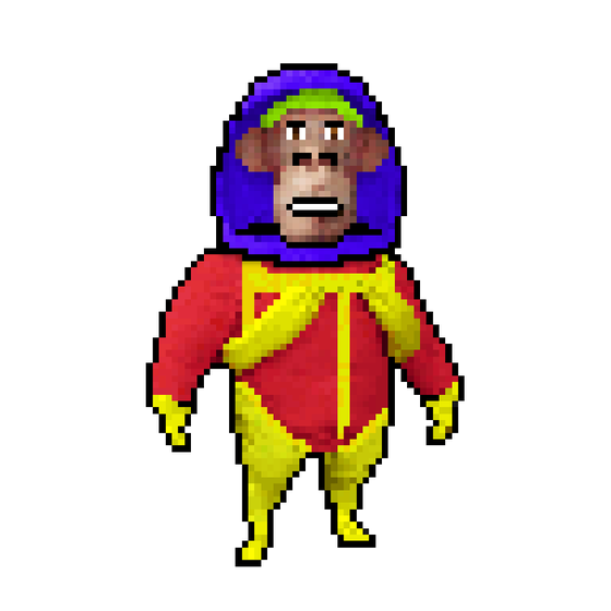 Pixel Radioactive Ape #724