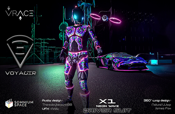 X1 - Driver Suit - Neon Wave