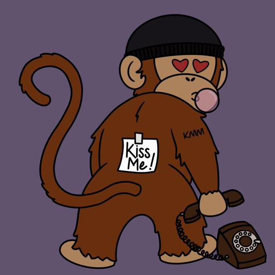 Kiss Me Monkey #1868