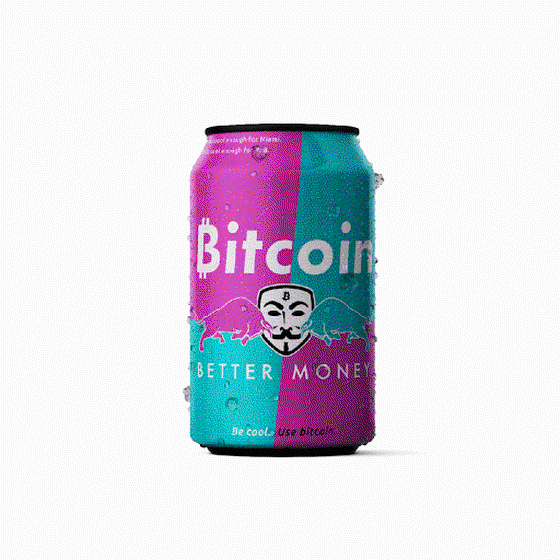 Miami Vice Bitcoin Drink