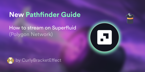 Tutorial: Stream Tokens with Superfluid 4/500