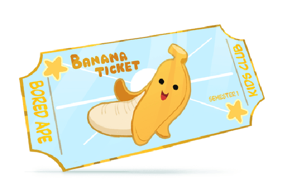 Banana Ticket - Blue