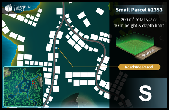 Small #2353 (S) parcel in Somnium Space 