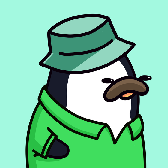 Puddly Penguin #642