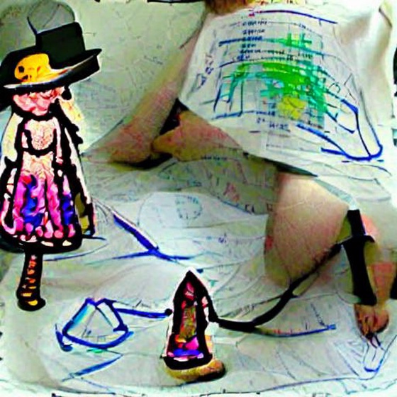 Bloot Art (Bloot #519, Child Drawing)