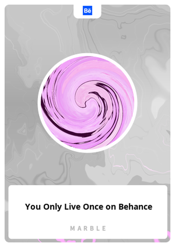 You Only Live Once on Behance