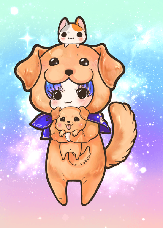 Kawaiimal#89 - Golden Retriever