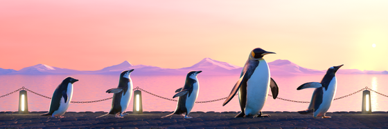 Five Penguins #2049