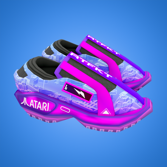 Purple RTFKT X Atari Sneakers