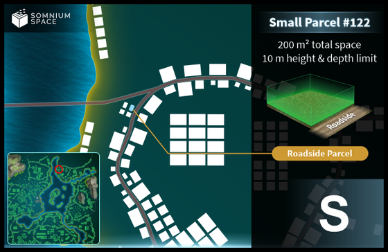 Small #122 (S) parcel in Somnium Space 