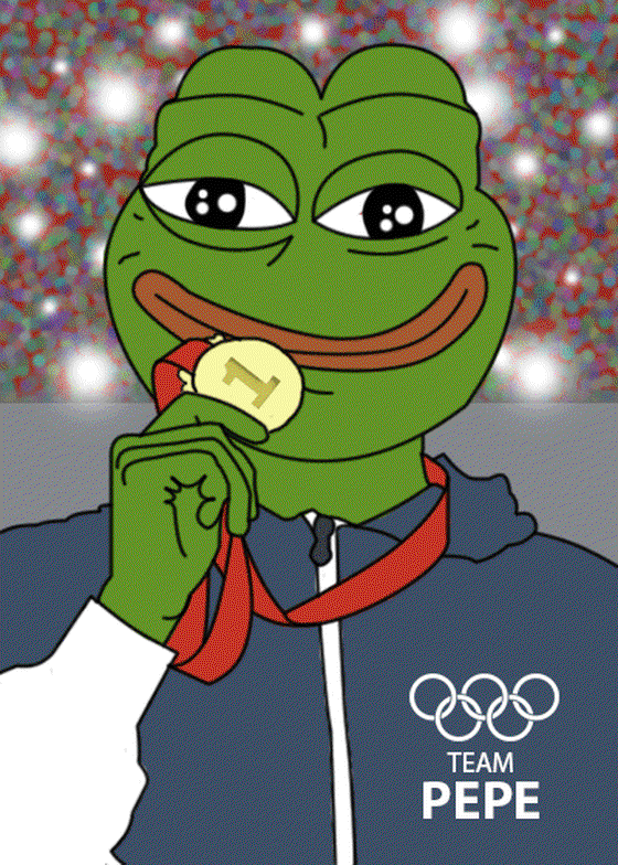 OLYMPICPEPE SERIES 12 Card 25 | Rarepepe | Rare Pepe Wallet 2017 Counterparty XCP 2008 Olympics NFT Asset