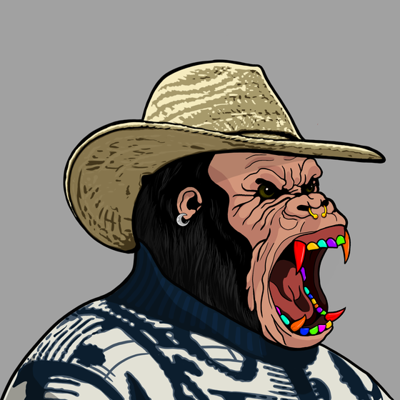 Nervous Gorilla Face #114