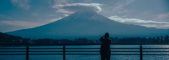 Alone with Mount Fuji