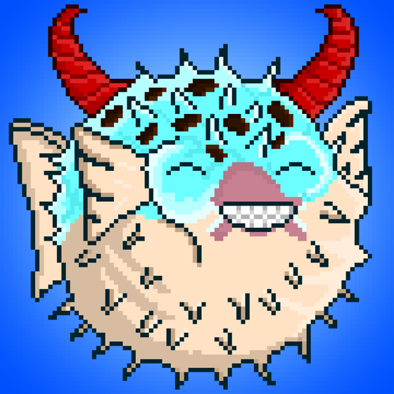 Puffer Pixel Fish #172