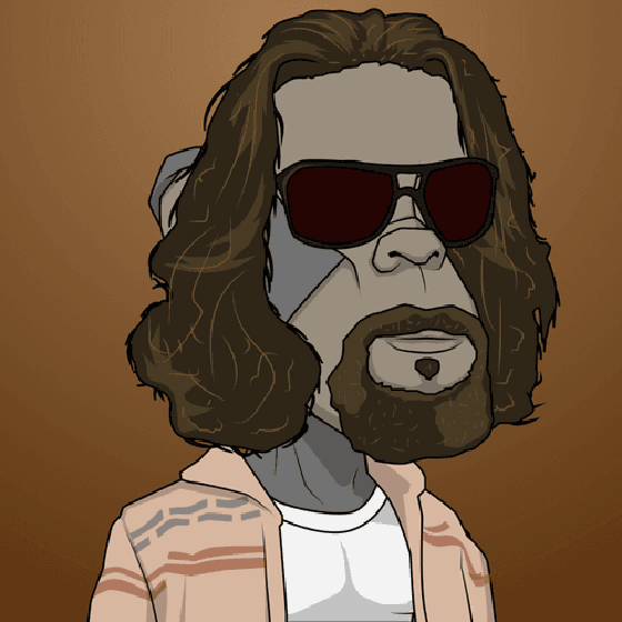90s Ape Club Lebowski