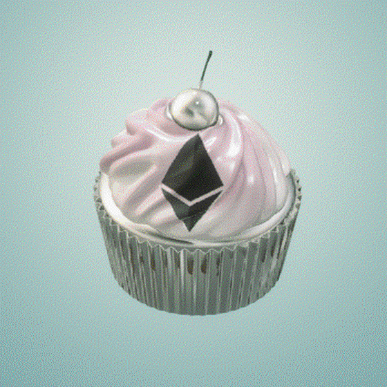 Ethereum cupcake 3/10