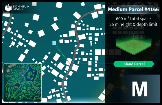 Medium #4166 (M) parcel in Somnium Space