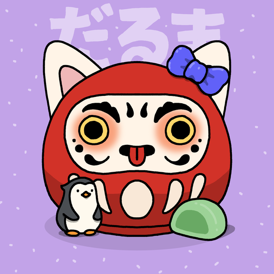 Neko Daruma #459