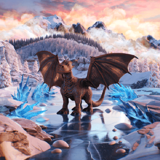 Artic Dragon - Sunset