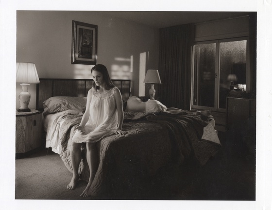 Dream House, 2002, [Julianne Moore] 8 x 10 Black and White Polaroid Study [No. 1]