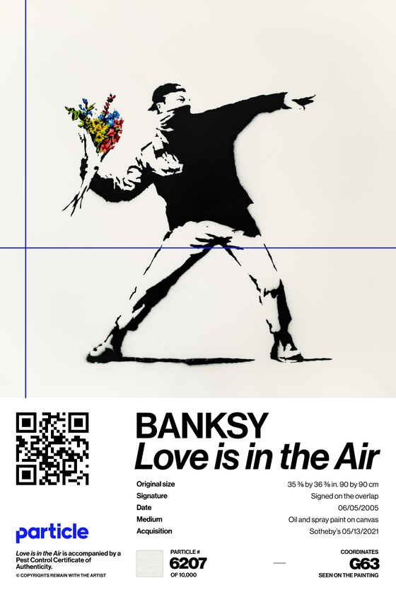 Banksy | Love Is In The Air #6207