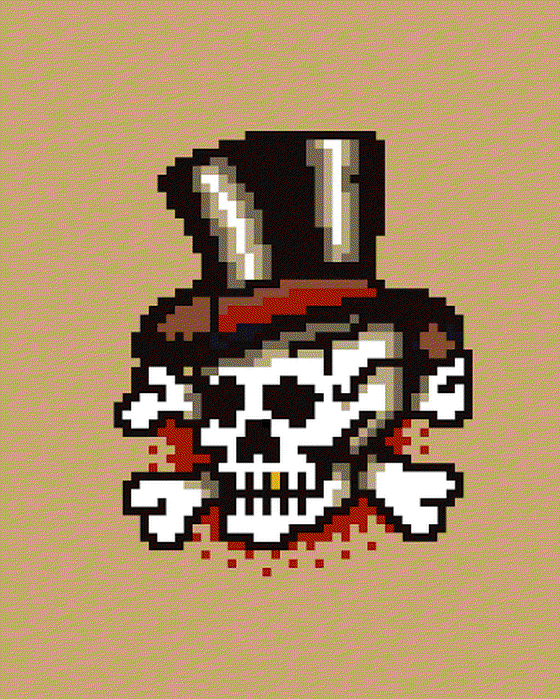 Skull Top Hat