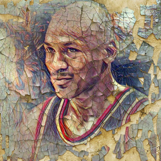 Old paint #166 Michael Jordan