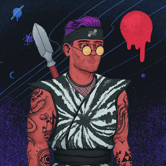 Tie Dye Ninja #6418