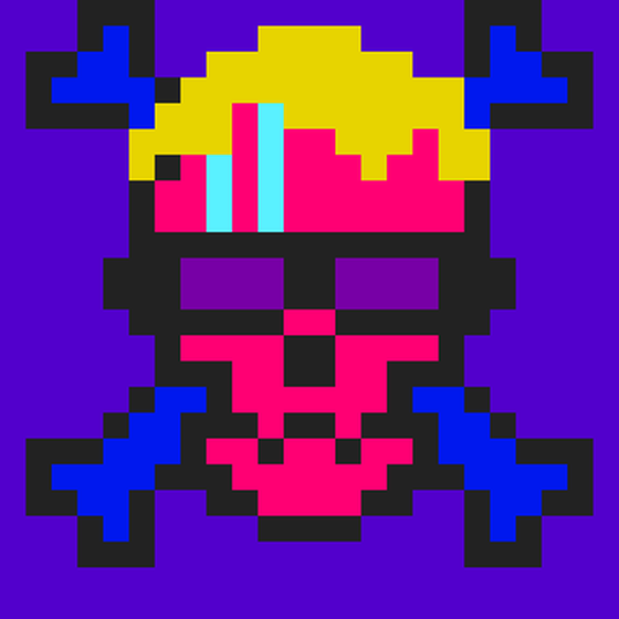 Cyber CryptoSkull #65