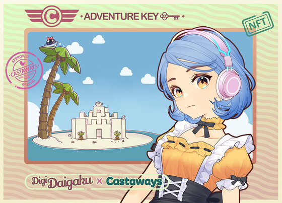 DigiDaigaku Genesis Adventure Key Castaways #1171 - Daly