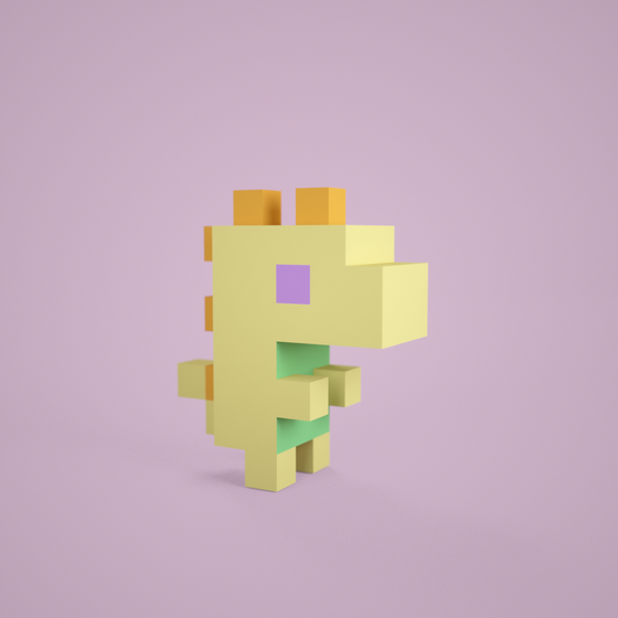 3D tiny dino #0506