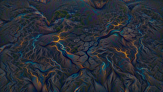 GLOWING VALLEYS WITH RIVERS EARTH ELEMENT