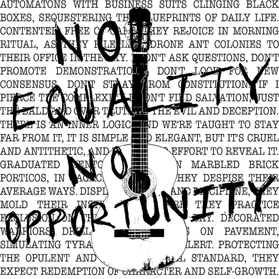 NO EQUALITY, NO OPPORTUNITY