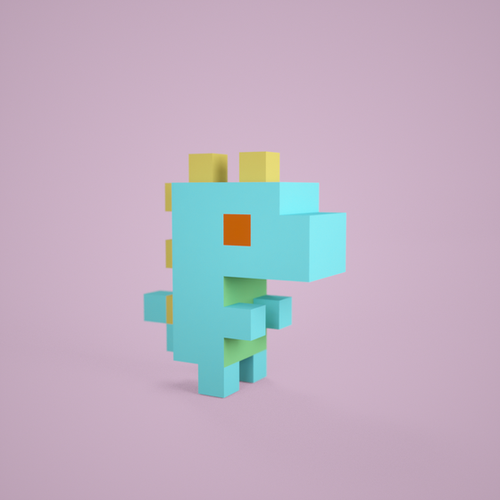 3D tiny dino #0764