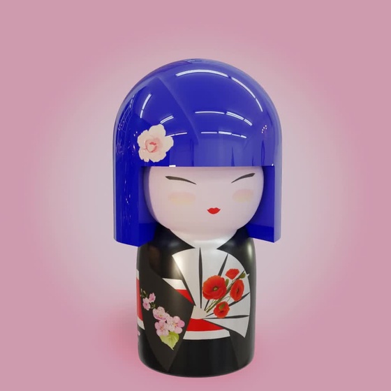 Kokeshi Momoe #1163