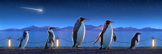 Five Penguins #3085