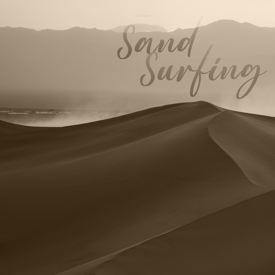 Sand Surfing #cfbfa9