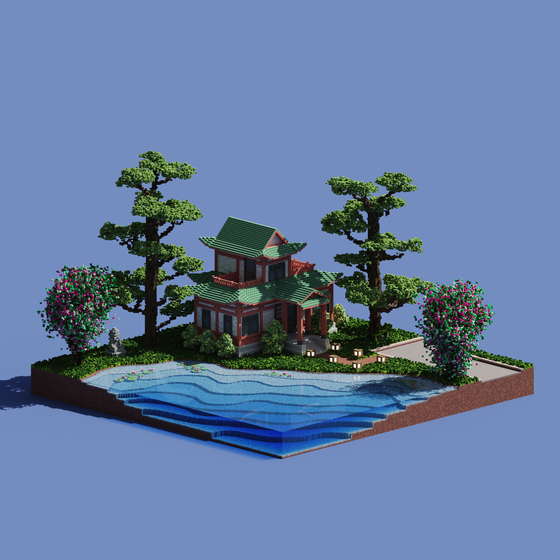 Voxel Universe Plot #258