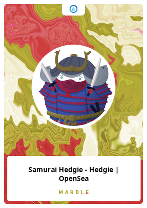 Samurai Hedgie - Hedgie | OpenSea