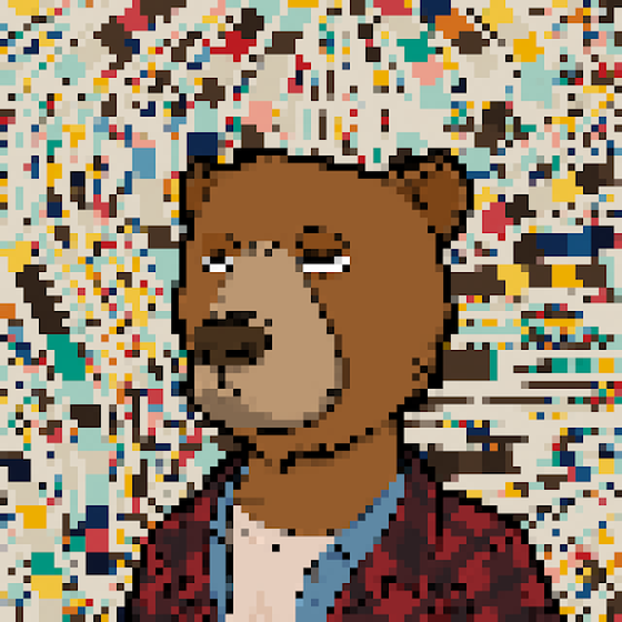 Pixel Not Okay Bear #415