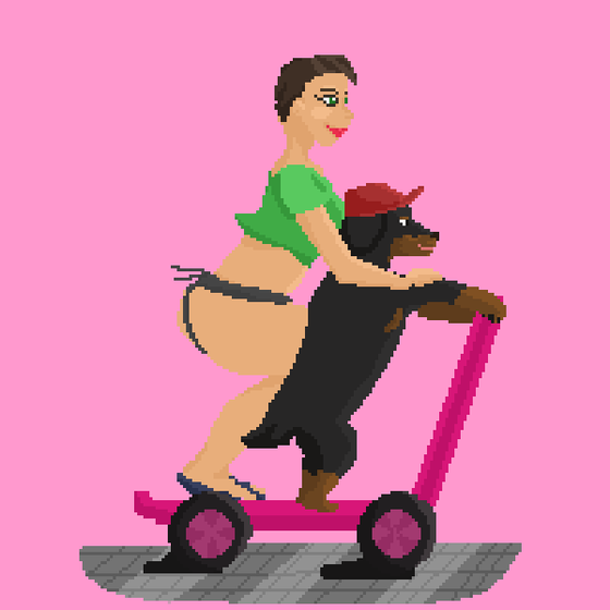 Bad Bitches On A Scooter #7933