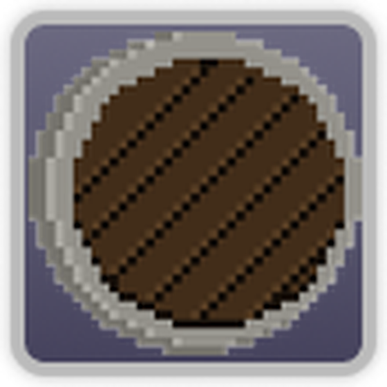 #1002 Stowed Wooden Round Shield